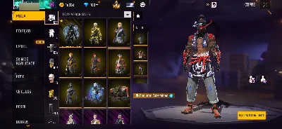 Conta Free Fire Nível 70 | Itens Raros