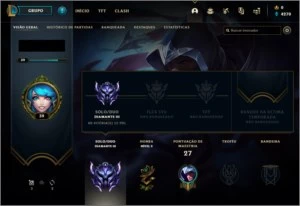 CONTA D3 59% WR BOM MMR - League of Legends LOL