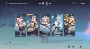 Conta genshim impact ar56 com Zong e vários t5 e +50 tiros - Genshin Impact