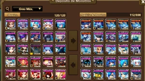 Conta de SW com mais de 70 nat5 e 1 nat5 LD - Summoners War