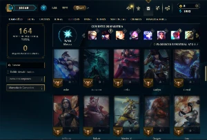 Platina 4 com 60 Champs e 21 Skins +6 Vitoriosas - League of Legends LOL