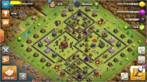 Conta Clash of clans cv10 quase full com 5 construtores