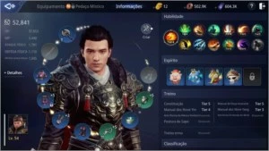 Conta MIR4 Level 54 - 52k de poder