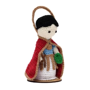 Santo Expedito em amigurumi - Artesanato e Personalizados