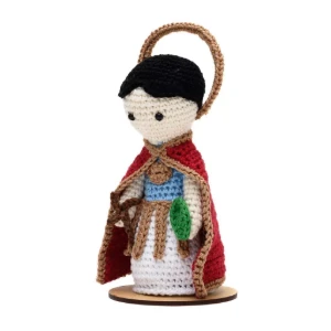 Santo Expedito em amigurumi - Artesanato e Personalizados