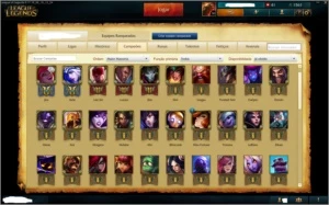 Conta league of legends gold 5 50+ champs 2 pg runas LOL