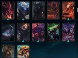 Conta d1 high mmr 121 skins emote de challenger s11 - League of Legends LOL