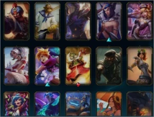 Conta d1 high mmr 121 skins emote de challenger s11 - League of Legends LOL