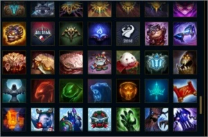 Conta d1 high mmr 121 skins emote de challenger s11 - League of Legends LOL