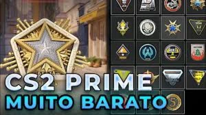 Contas cs2 prime ou medalha de 10 anos