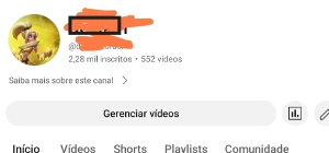 Canal YouTube monetizado, 2.2k de inscritos (games) - Outros