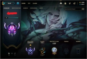 Conta Diamante com RP, vários champions e ótimas skins - League of Legends LOL