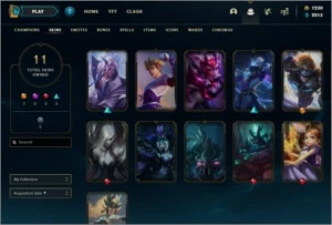 Conta Diamante com RP, vários champions e ótimas skins - League of Legends LOL