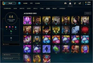 Conta Diamante com RP, vários champions e ótimas skins - League of Legends LOL