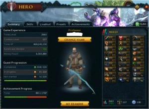 Conta runescape 3 2663 total, 137 cbt  combat e p2p pago RS