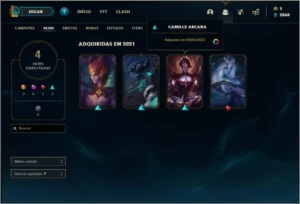 Conta diamante 4 baratinha com 4 skins e 24 champs - League of Legends LOL