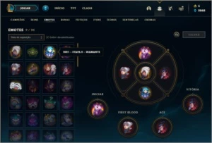 Conta diamante 4 baratinha com 4 skins e 24 champs - League of Legends LOL