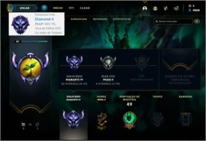 Conta diamante 4 baratinha com 4 skins e 24 champs - League of Legends LOL