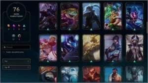 conta lv 272 com 76 skin incluindo lux prestigio 129 champ - League of Legends LOL