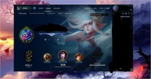 Conta borda D5 87 skins e várias m7 - League of Legends LOL