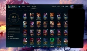 Conta borda D5 87 skins e várias m7 - League of Legends LOL