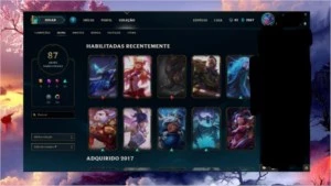 Conta borda D5 87 skins e várias m7 - League of Legends LOL