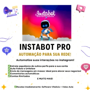 Robô Instagram Bot Pro / Pc - Outros