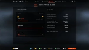 Vendo Conta Warface Patente 73