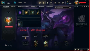 Conta LOL LVL30-40 (Gold/Plat) 10 unidades - League of Legends
