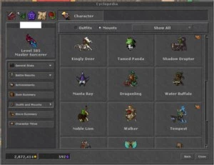 SELL MS 585 COM HAT/ML 112 INABRA (PVP) [45% LOYALT] - Tibia