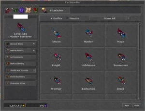 SELL MS 585 COM HAT/ML 112 INABRA (PVP) [45% LOYALT] - Tibia