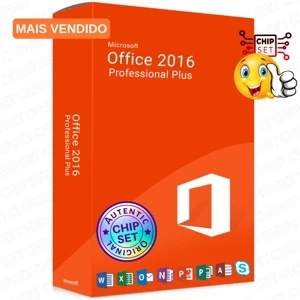 Office Pro Plus 2016 Licença Digital Vitalícia Online - Softwares e Licenças
