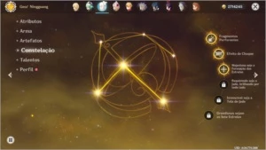 GENSHIM IMPACT AR 56 27PERSONAGENS 7 5* e 3 armas5*  ventic1 - Genshin Impact