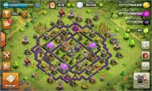 Conta Clash of Clans CV 8 quase full