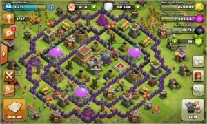 Conta Clash of Clans CV 8 quase full
