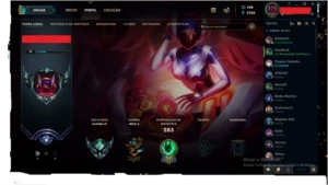 Conta ex Diamante IV agr está Plat IV, 82 Skins - League of Legends LOL