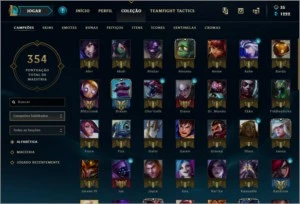 CONTA OURO 4 - League of Legends LOL