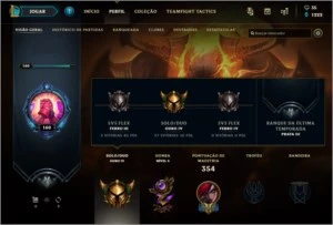 CONTA OURO 4 - League of Legends LOL