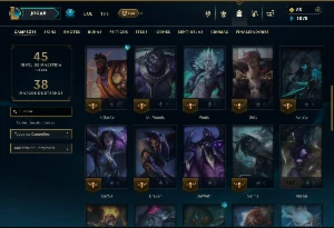 Prata 4 com 40 Champs e 11 Skins - League of Legends LOL