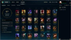 CONTA LOL (LEAGUE OF LEGENDS) - 65 CAMPEOES -9 SKINS