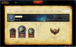 CONTA DE LOL BRONZE III+32 CAMPEÕES+4 SKINS - League of Legends