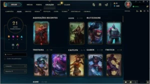 CONTA LOL - UNRANKED - lvl 49 - 42 campeões ! - League of Legends