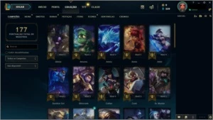 CONTA LOL - UNRANKED - lvl 49 - 42 campeões ! - League of Legends