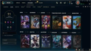 CONTA LOL - UNRANKED - lvl 49 - 42 campeões ! - League of Legends
