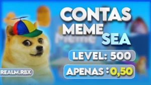 😱EXCLUSIVO!! Contas meme sea LVL:500 (APENAS R$0,50) - Roblox