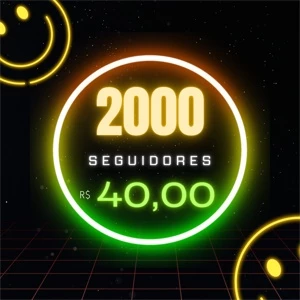 2k Seguidores Instagram - Redes Sociais