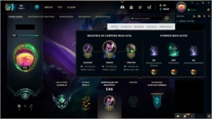 Conta de 2014 com 201 skins - League of Legends LOL