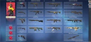 conta level 20 com skins - Valorant