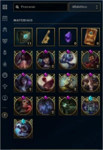 Conta de League of Legends nível 334 LOL