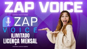 Zapvoice Ilimitado | Versão atualizada | licença mensal - Outros